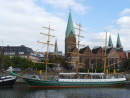 Segelschiff auf der Weser
