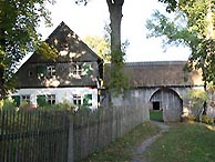Museum eines alten Oberfrnkischen Bauernhofs in dem Dorf Kleinlosnitz