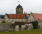 Festung Rosenberg über der Kronacher Altstadt