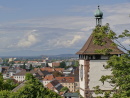 Blick auf Freiburg mit Schwabentor