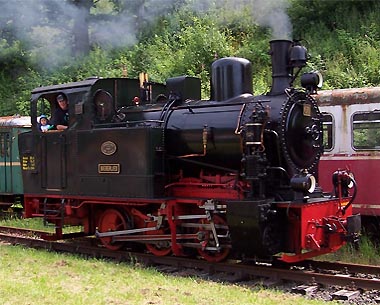 Die Bieberlies - erhaltene Lokomotive der ehemaligen Biebertalbahn