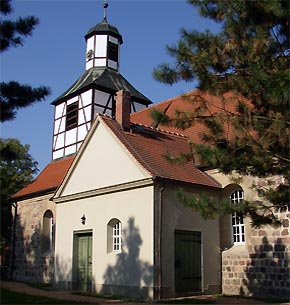Denkmalgeschtzte evangelische Kirche im Ortsteil Blankenfelde