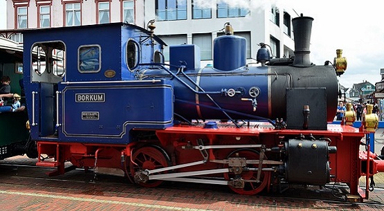 Dampflokomotive der Borkumer Kleinbahn