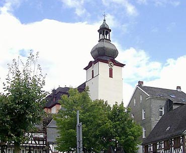 Ortskern mit evangelischer Pfarrkirche
