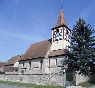 Evangelische Kirche St. Bartholomus im Ortsteil Oberreichenbach 