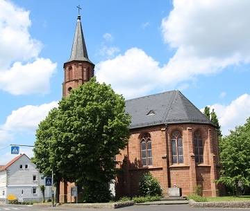 Evangelische Kirche im Ortsteil Kinzenbach