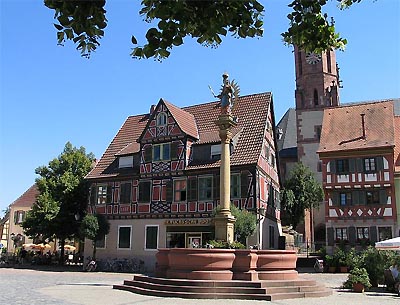 Marktplatz in Ladenburg