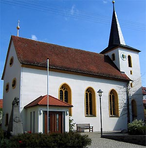 Evangelische St. Michaelskirche im Stadtteil Michelfeld
