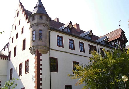 Bibrasbau von Schloss Elisabethenburg in Meiningen