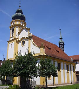 Kuratiekirche Mariae Himmelfahrt im Ortsteil Medlitz