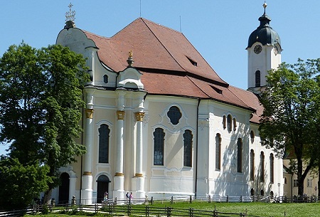 Wallfahrtskirche Wieskirche im Ortsteil Wies