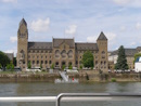 Ehemaliges preuisches Regierungsgebude in den Rheinanlagen in Koblenz
