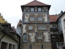 Mittelalterilcher Wohnturm zum Goldenen Lwen - Fassadenmalerei von 1580
