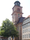 Die von den Baumeistern Georg und Georg Veit Koch 1763 bis 1767 erbaute evangelische Stadtkirche, ist eine der schnsten Rokoko-Kirchen Hessens und eine Perle des Hochbarock.