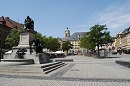 Marktplatz mit Friedrich Rckert Denkmal