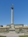 Der Schlossplatz mit Jubilumssule ist Stuttgarts schnster Platz.