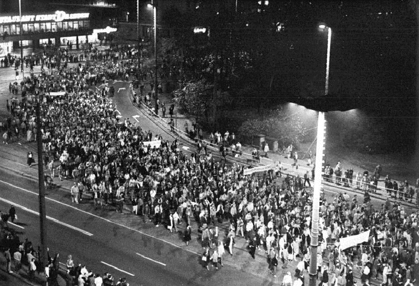 Montagsdemonstration am 23. Oktober 1989