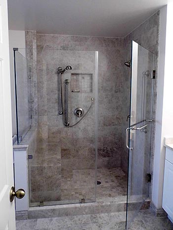 Walk-In Shower In Master Bath