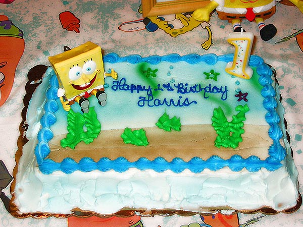 His 1st Birthday Cake