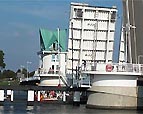 Klappbrücke über die Schlei in Kappeln