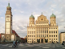 Perlachturm und Rathaus