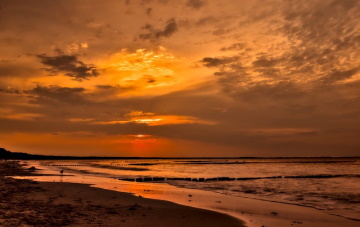 Sonnenuntergang an der Ostsee