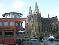 Clemensgalerie und Clemens-Kirche in Solingen