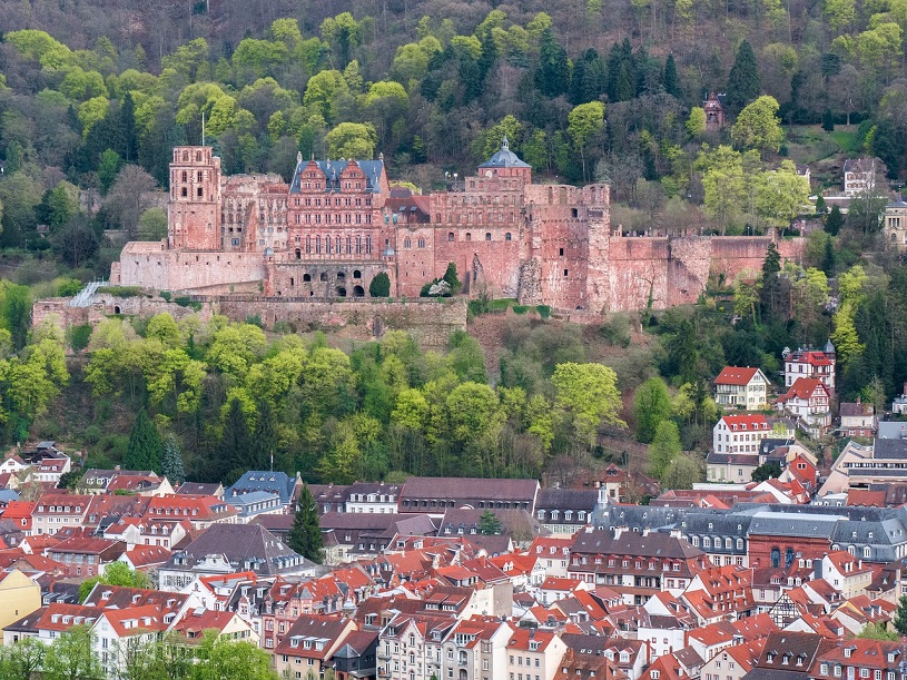 Heidelberg mit Schloss