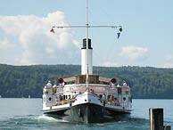 Bodensee Raddampfer Schiff - Hohentwiel