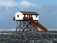 Pfahlbau bei Sankt Peter-Ording