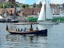 Dampfschiff beim Hafenfest