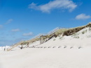 Holztreppe zum Strand