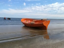 Boot am Strand von Ahlbeck