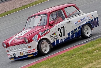 Trabant auf dem Sachsenring