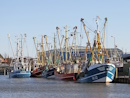 Krabbenkutter im Husumer Hafen