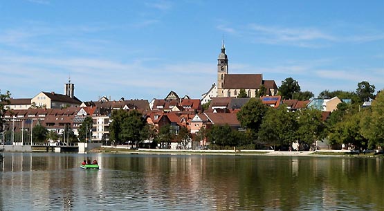 Oberer See und Blick auf Bblingen