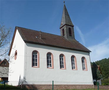 Evangelische Kirche im Ortsteil Hertlingshausen