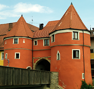 Das Biertor in Cham wurde als Befestigungstor im 14. Jahrhundert errichtet.
