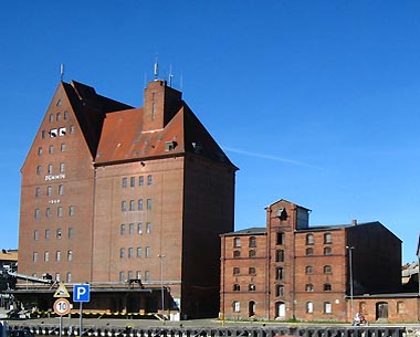 Speichergebude am Hafen in Demmin