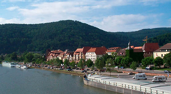 Neckarpartie in Eberbach