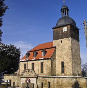 Dorfkirche im Ortsteil Obernissa