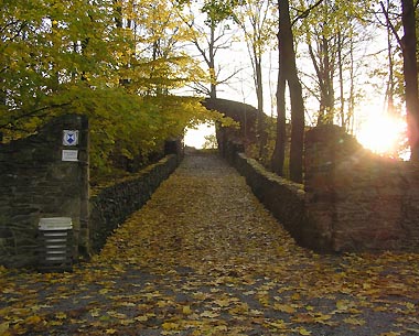 Aufgang vom Museumshof zur Burgruine Reichenfels