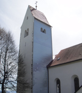 Katholische Filialkirche St. Martin, Maria Magdalena und Georg in Kraftisried