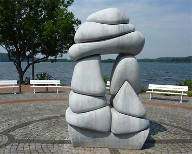 Steinskulptur in Malente