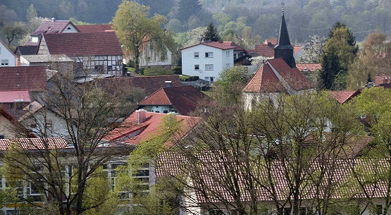 Blick auf den Ortsteil Silges