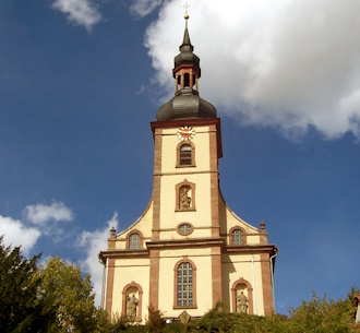Katholische Pfarrkirche St. Kilian in Oberelsbach