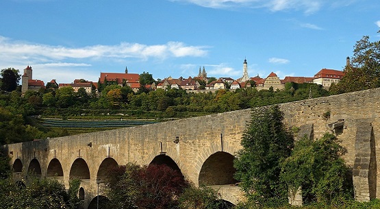 Blick auf Rothenburg ob der Tauber