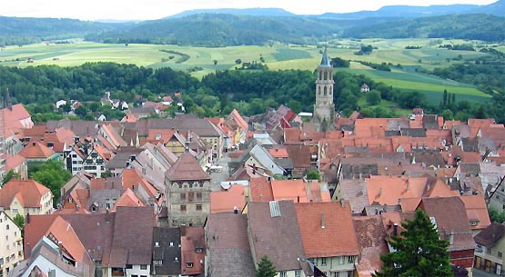 Blick auf Rottweil