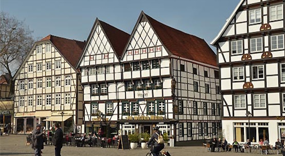 Fachwerkhäuser am Markt in Soest