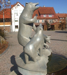 Bärenbrunnen im Ortsteil Erpfingen